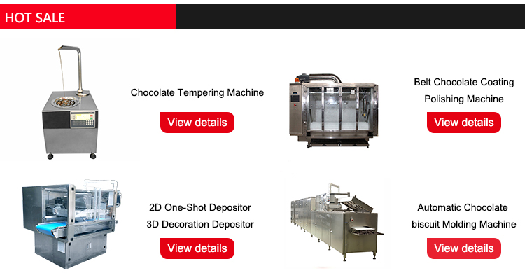 Chocolate Teeming Molding Line Chocolate Moulding Machine  Cooling Tunnel For Bar