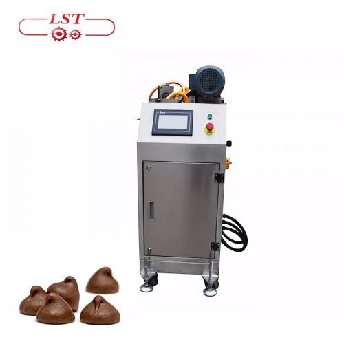 Helautomatisk chokladchips/knappar/droppar Formtillverkningsmaskin med kyltunnel