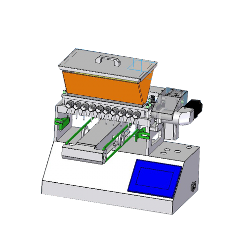 New table top 10 nozzles chocolate moulding machine for gummy depositor hard candy food equipment