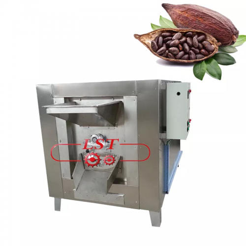 Automatischer elektrischer Kakaobohnen-Röster-Korn-Kastanien-Kaffeebohnen-Röster-Cashew-Nuss-Röst-Erdnuss-Maschine