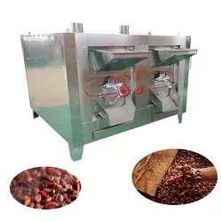 Awọn Ewa Koko Ina Ina Laifọwọyi Yiyan Ọkà Chestnut Kofi Ẹwa Roaster Cashew Nut Yiyan Ẹpa Ẹpa