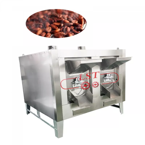 Otomatik elektrik pwa kakawo torréfaction grenn chestnut pwa kafe torréfaction cashew nwa torréfaction pistach machin