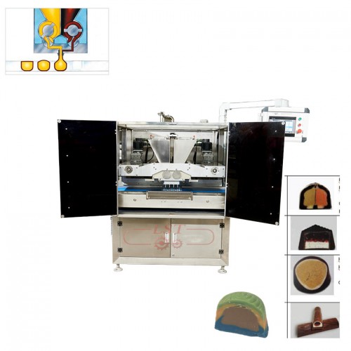 LST pilna automatinė šokolado 2D/3D vienkartinio depozitoriaus gamybos linija