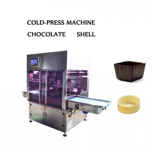 Automatic Hollow Chocolate Shell Egg Shape Chocolate Cold Press Making Machine