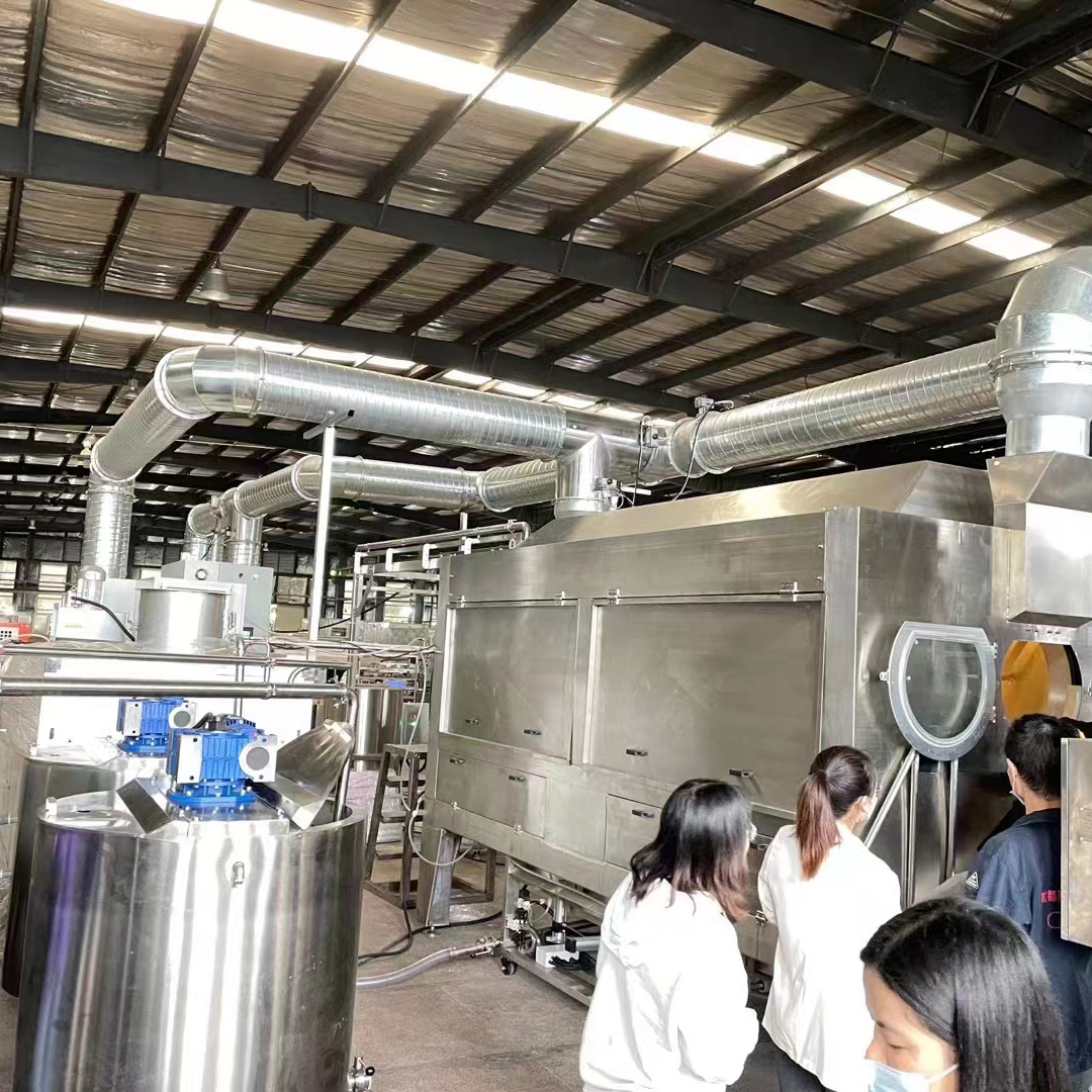 Commercial Peanut Chocolate Almond Cashew Nut Sugar Coating Machine