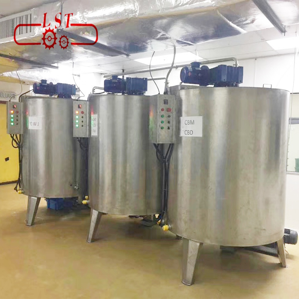 LST SUS304 Cocoa Warmer Storage Tank Chocolate Holding Tanks