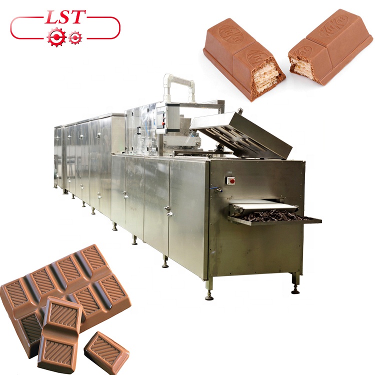 Full automatic chocolate making machine wafer biscuit production line for food factory