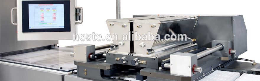 Fall Automatic Servo-System Chocolate Pouring Molding Machine Depositing Line