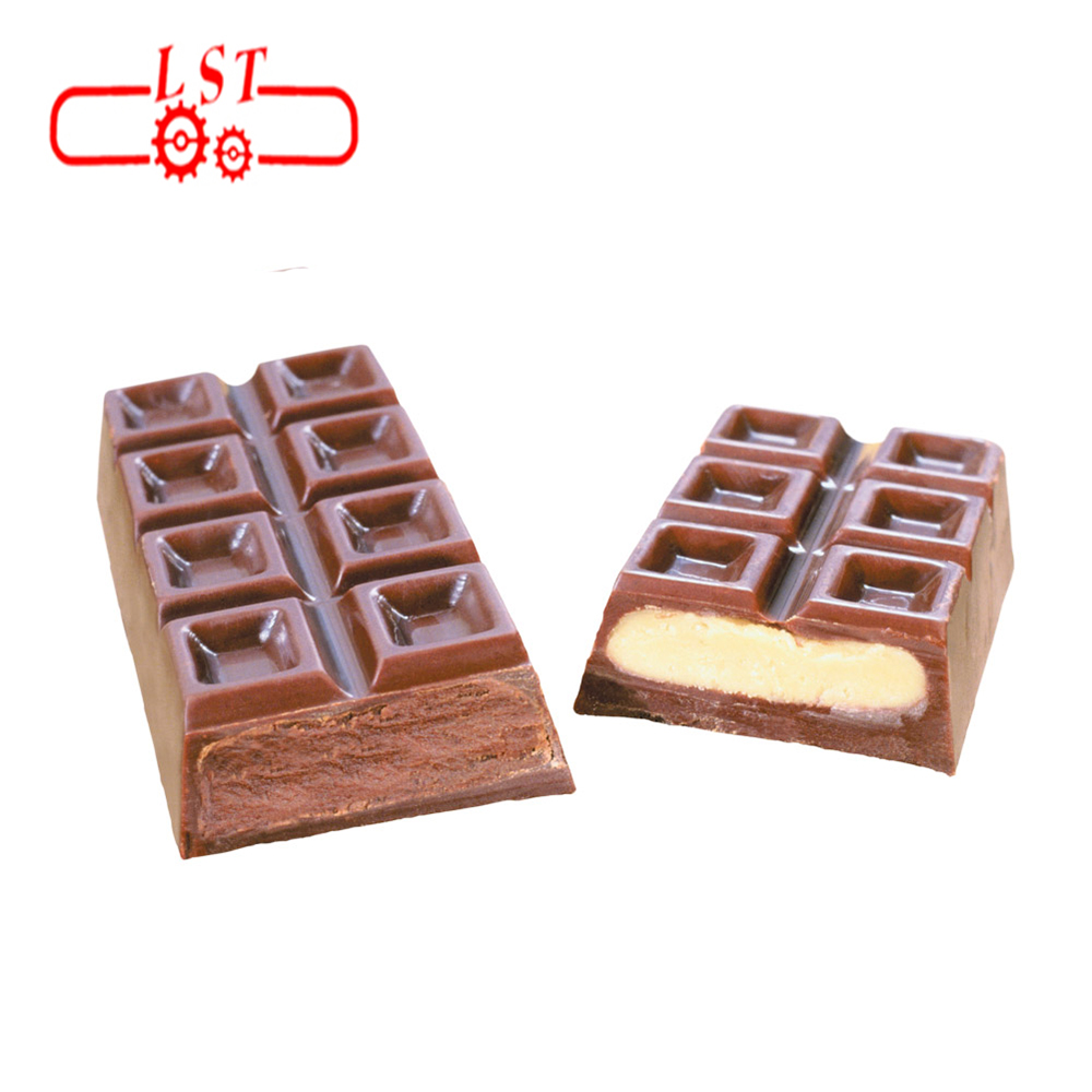 Combined type Mould heating vibrating cooling machine with chocolate depositing  machine