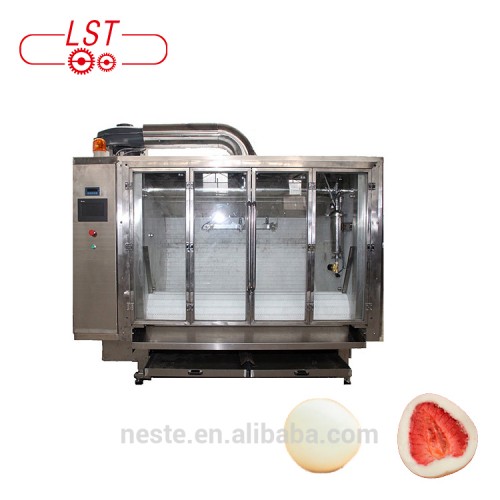 Máquina de fabricación de recubrimiento de bolas de chocolate de alta calidad para pequeña producción
