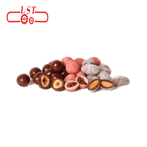 Automatic almond polishing machine for food processing