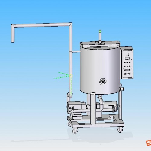 Insulazzjoni ta 'saff ta' bejn is-saffi Ċikkulata Multi-standard mobbli Tidwib Ċikkulata Holding tank