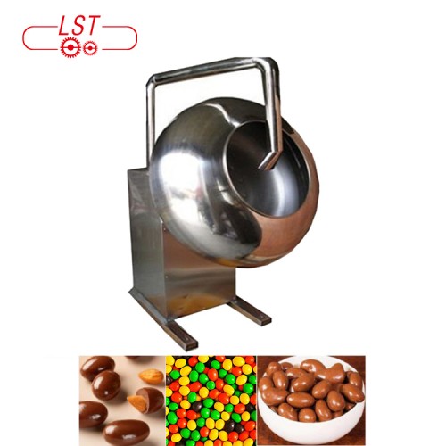 Máquina multifuncional de revestimento de caramelos de azucre de cacahuete revestido de améndoas de chocolate