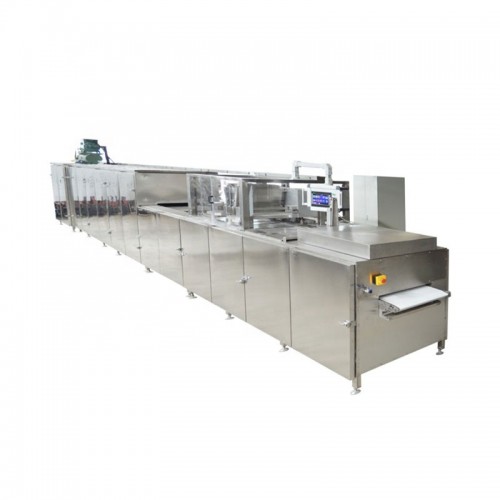 Máquina automática de procesamento de moldes de chocolate da liña de depósito de chocolate automático de alta calidade
