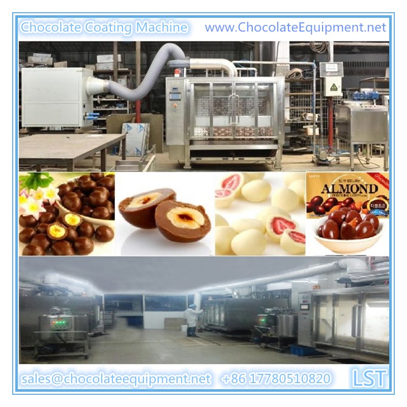 Chocolate peanut coating machine Chocolate Bean making machine for chocolate coating