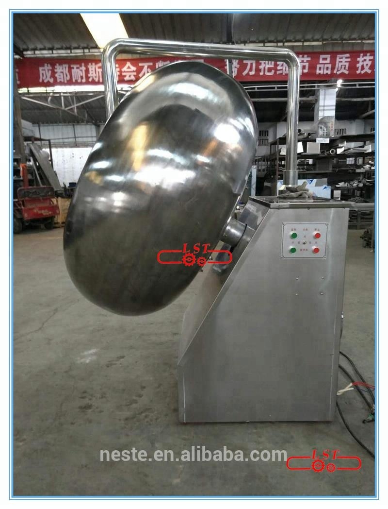 Stainless steel chocolate snacks machine coating pan machine