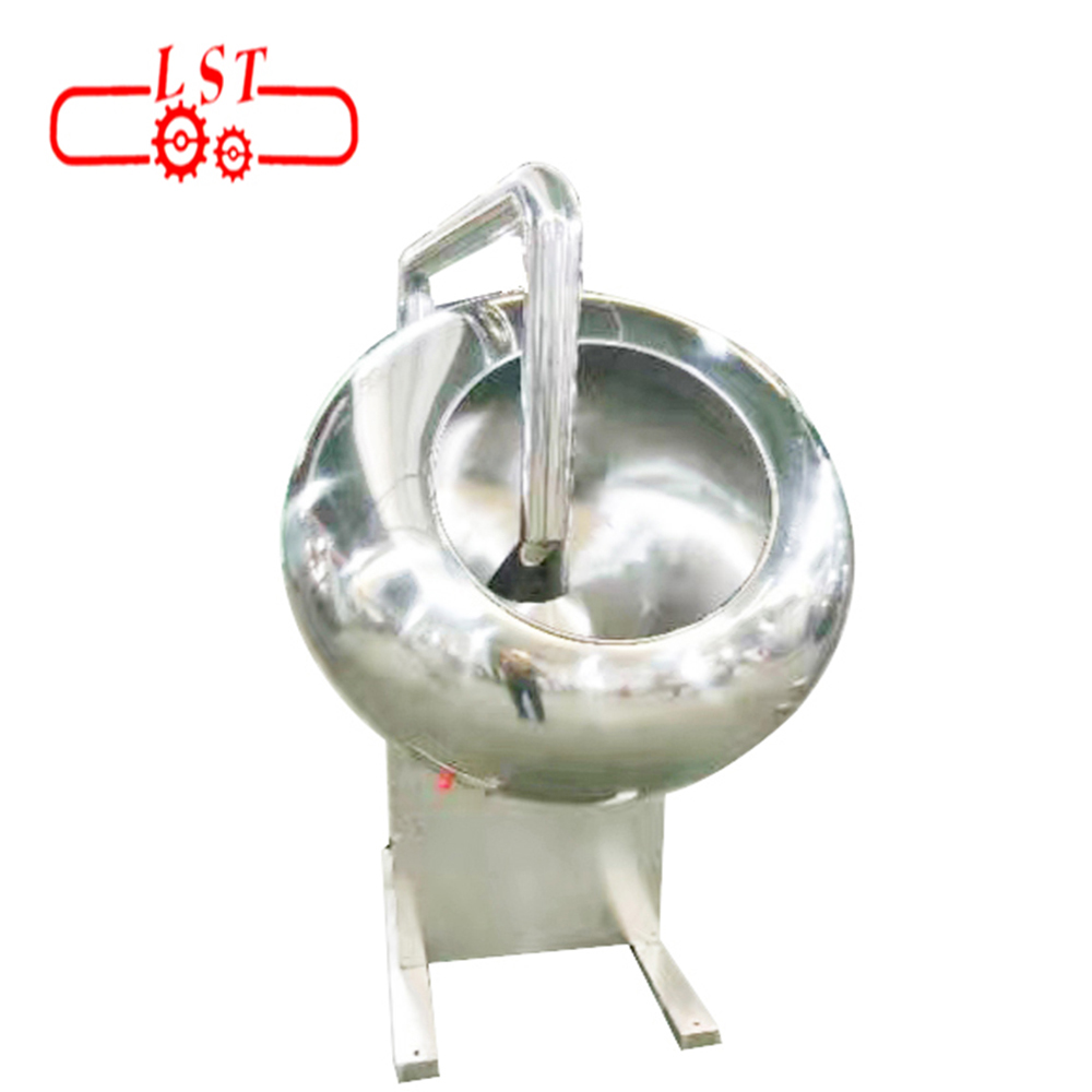 Industrial used 6-200kg/batch almond nuts sugar candy chocolate coating pan equipment