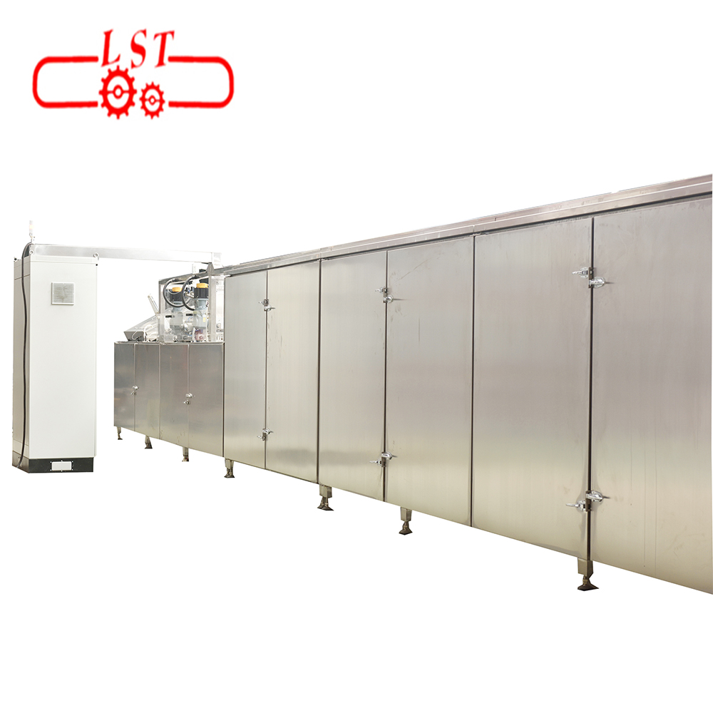 12-24 Moulds Automatic Chocolate Bar Moulding Machine Depositing Line