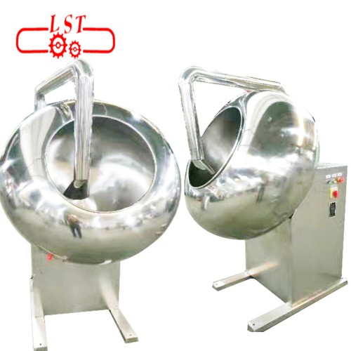 ឧស្សាហកម្មបានប្រើ 6-200kg/batch គ្រាប់អាល់ម៉ុន ស្ករគ្រាប់ ស្ករគ្រាប់ សូកូឡា ឧបករណ៍សម្រាប់ស្រោបខ្ទះ