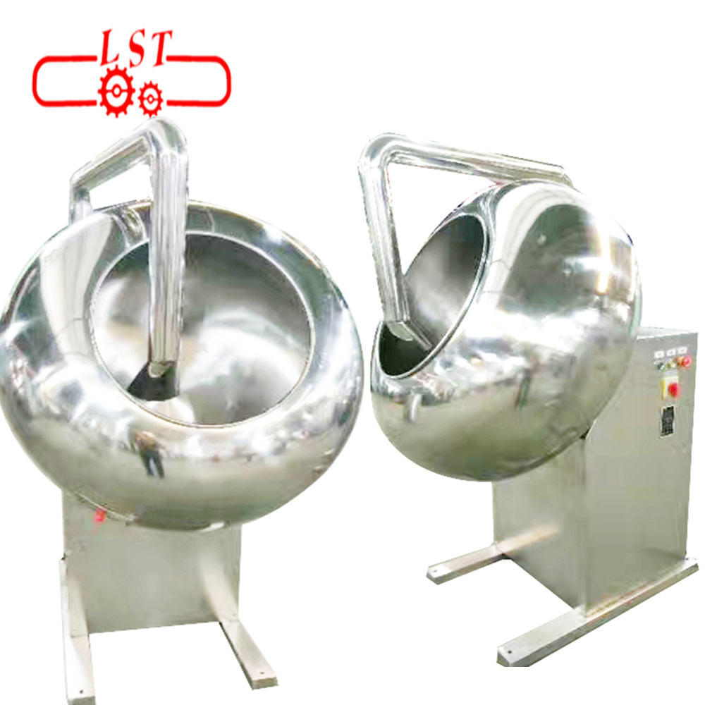 Industrial used 6-200kg/batch almond nuts sugar candy chocolate coating pan equipment Featured Image