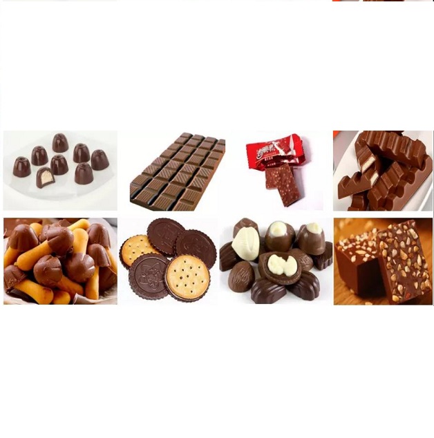 Industrial chocolate moulding line chocolate bar molding depositing machine