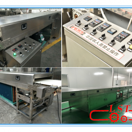 Gouden leveransier Cooling Tunnel Kakao Bean Grinding Machine Automatyske Packing Machine Candy Bar Making Machines