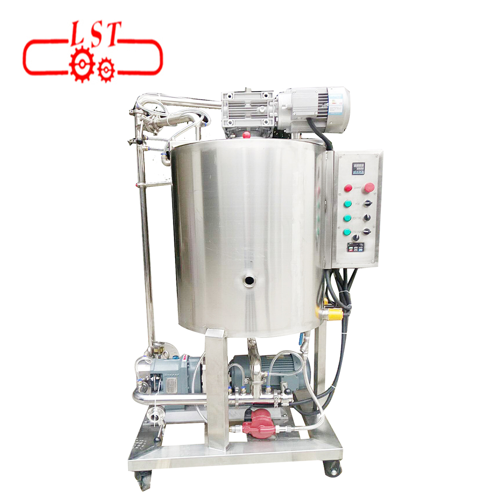 Movable auto chocolate paste mixing machine with pump