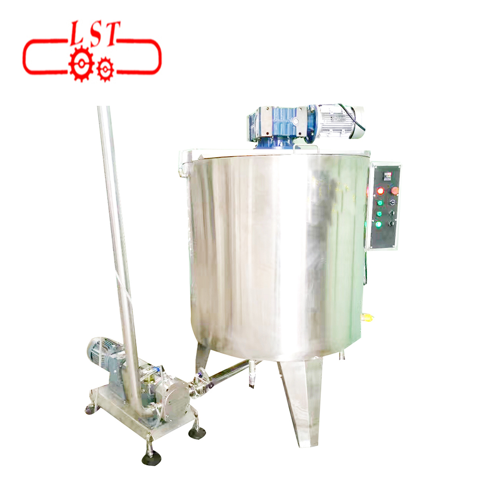 Movable auto chocolate paste mixing machine with pump