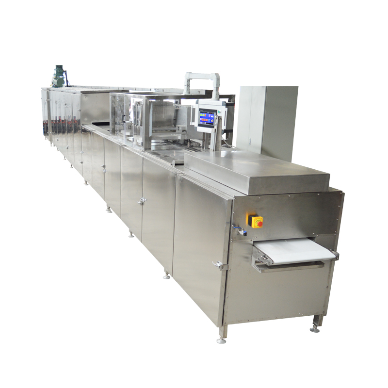 Automatic chocolate coating chocolate making machine with cooling tunnel