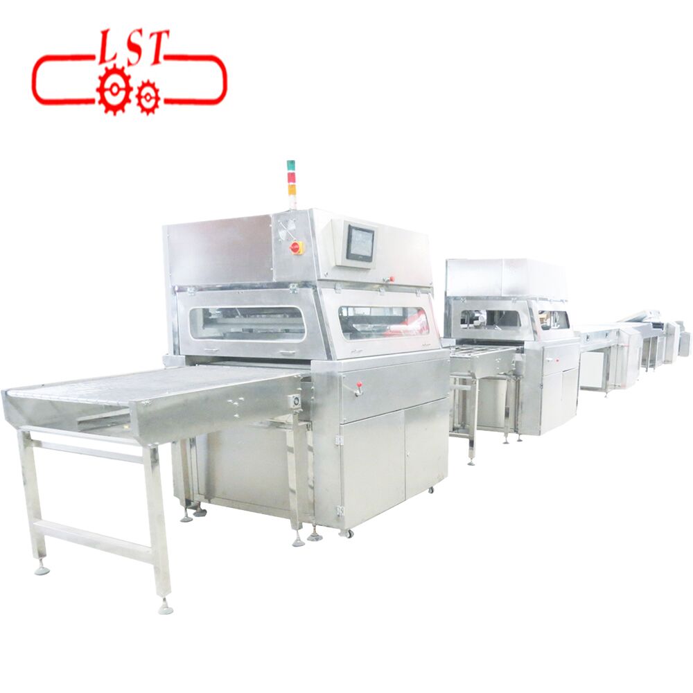 chocolate depositing production line chocolate making machine