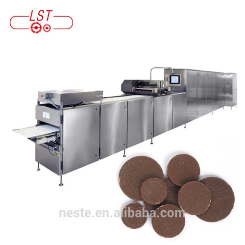 Chokoladestøbemaskine automatisk chokolademøntfremstillingsmaskine