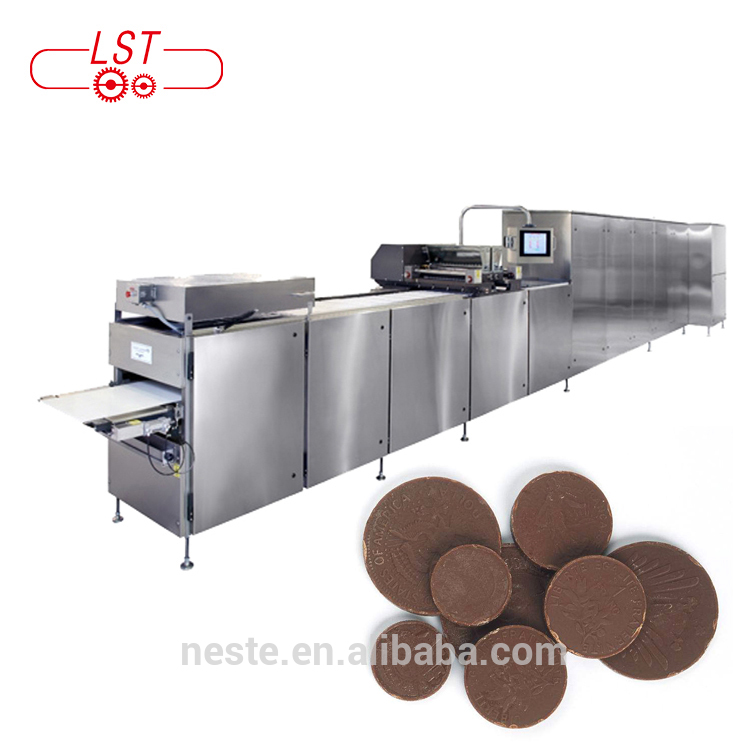 Máquina de moldagem de chocolate máquina automática para fabricação de moedas de chocolate