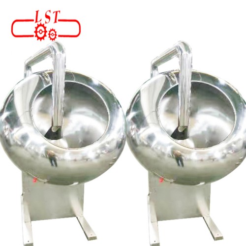 مڪمل طور تي خودڪار 400 کان 1500mm قطر برتن چاڪليٽ ڪوٽنگ پيننگ مشين وڪري لاءِ