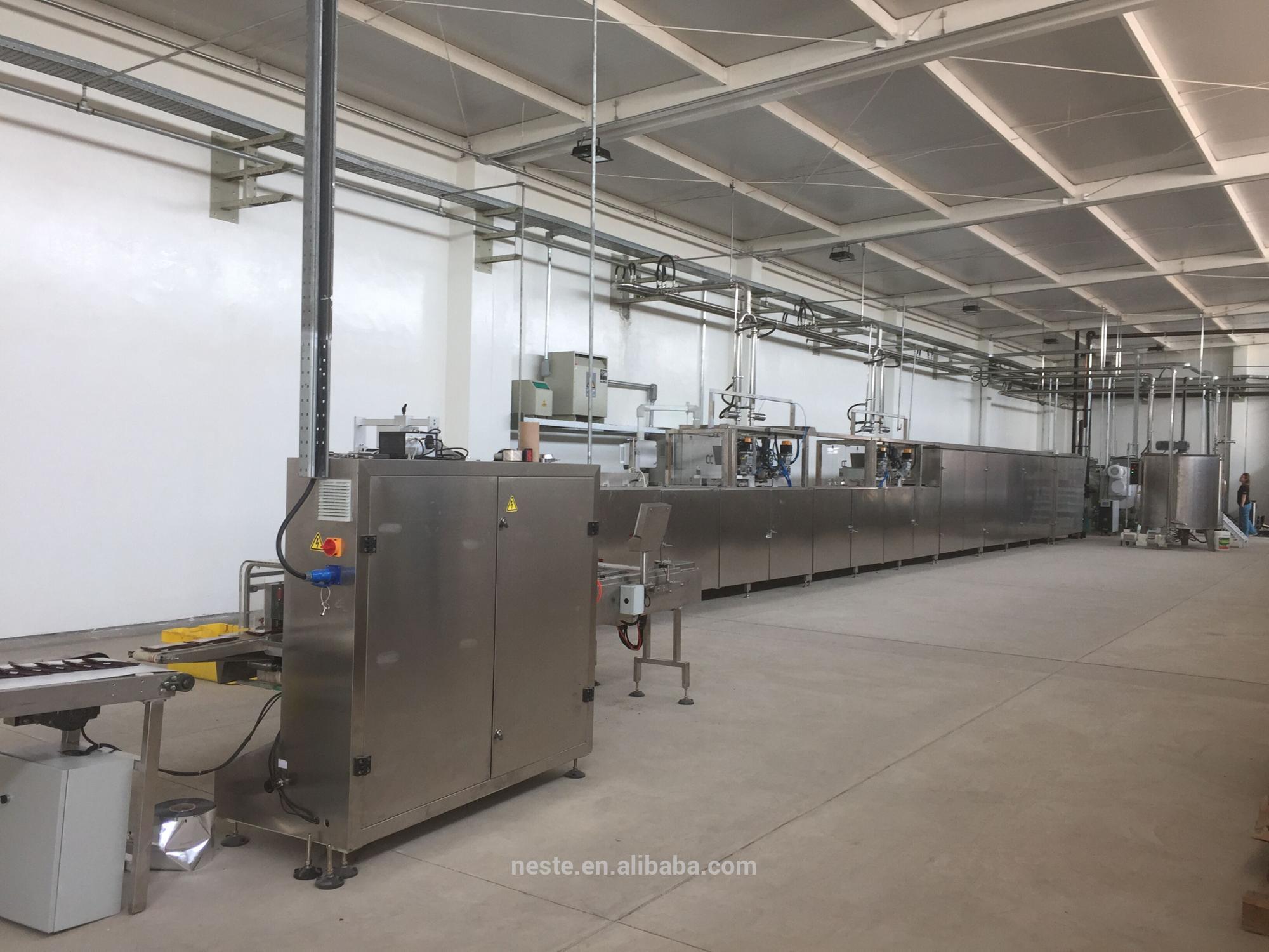 pure chocolate molding machine biscuit with chocolate machine chocolate factory equipment