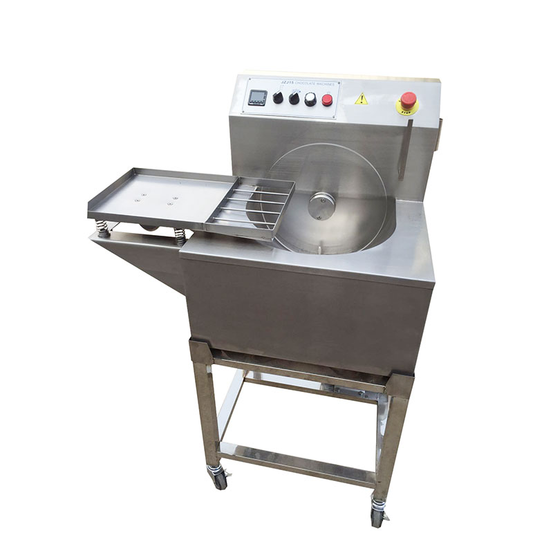 Small  Automatic Wafer Enrobing Line Machine Chocolate Tempering And Enrobing Machine