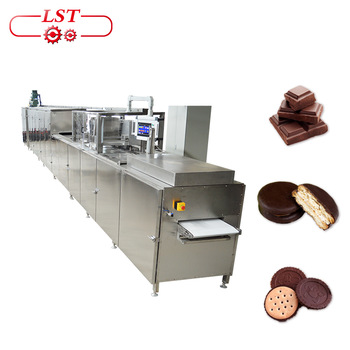 کارخانه حرفه ای با ظرفیت بالا دستگاه شکلات سازی تنقلات هسته ای پر شده برای فروش