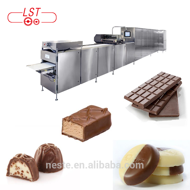 pure chocolate molding machine biscuit with chocolate machine chocolate factory equipment