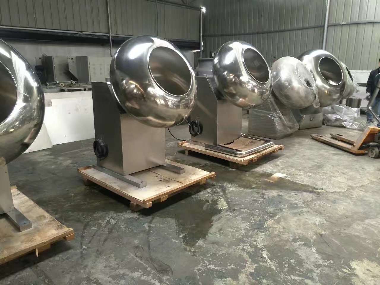 China Chengdu mini automatic dragee coating pan machine