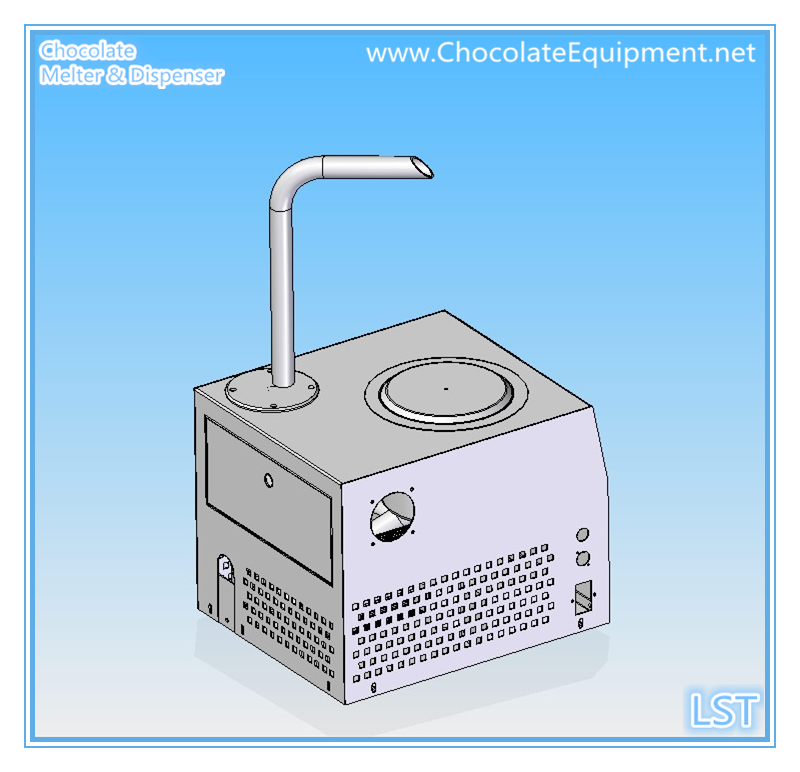 Sichuan Chengdu LST chocolate machinery small chocolate tempering machine hot chocolate dispenser machine