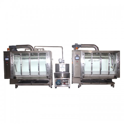 Chocolate Polishing Machine Awtomatikong Chocolate Bean Enrobing Coating Machine