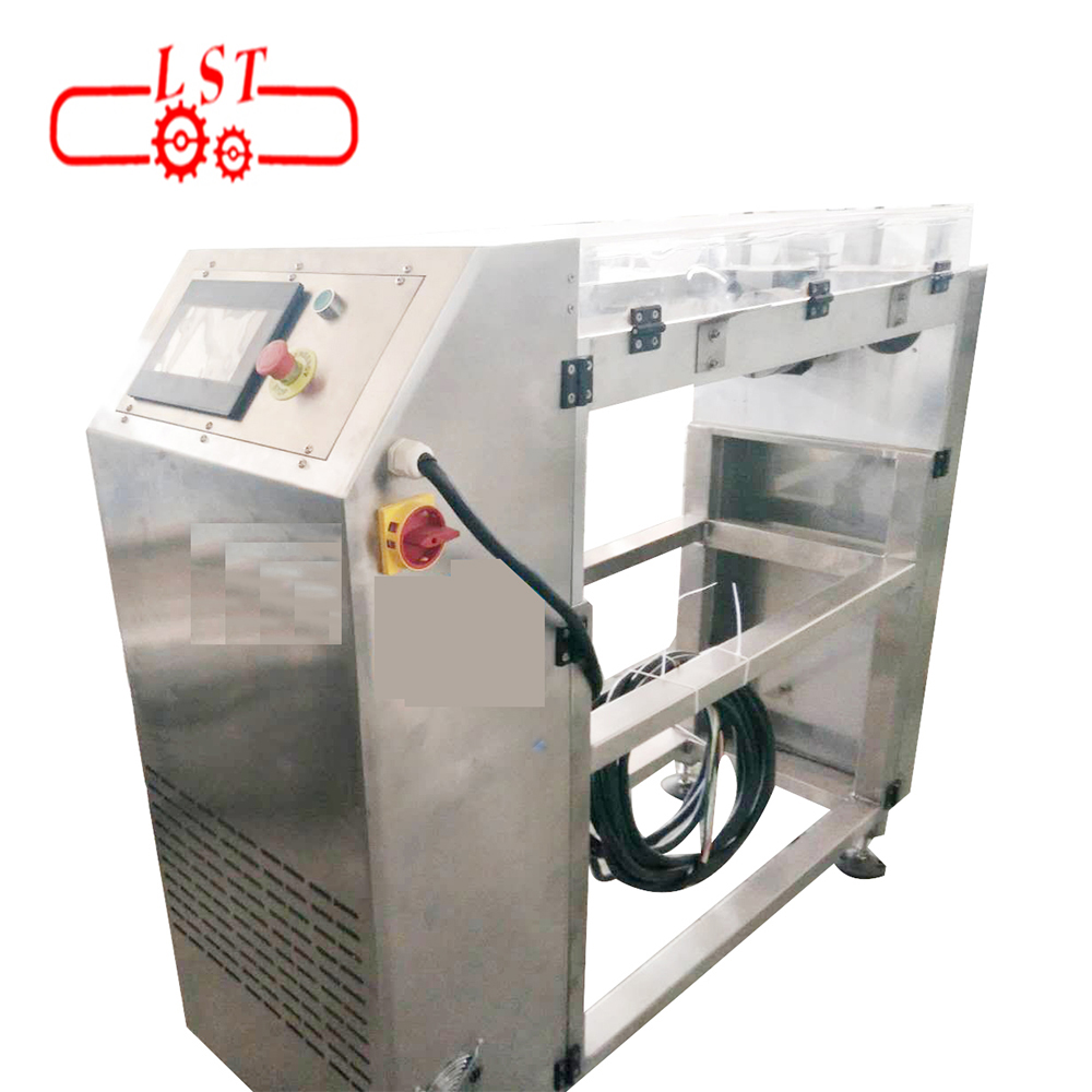 China Chengdu factory Newly designed auto chocolate chip drop button making machine