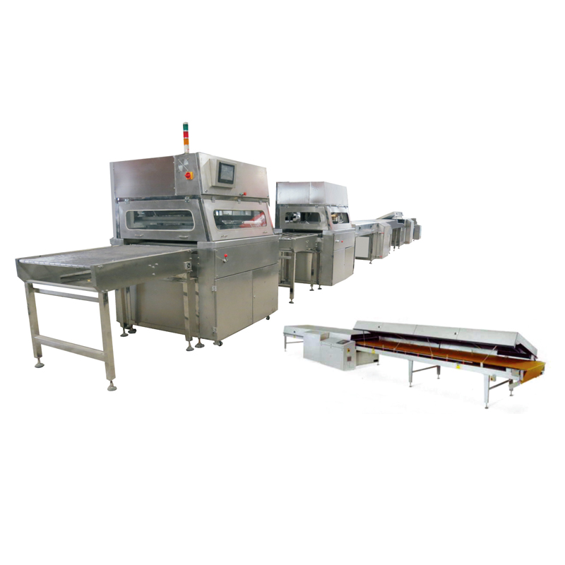 Factory Price Chocolate Enrober For Sale Food Processing Machinery Automatic Packing Machine Peanut Coating Machine