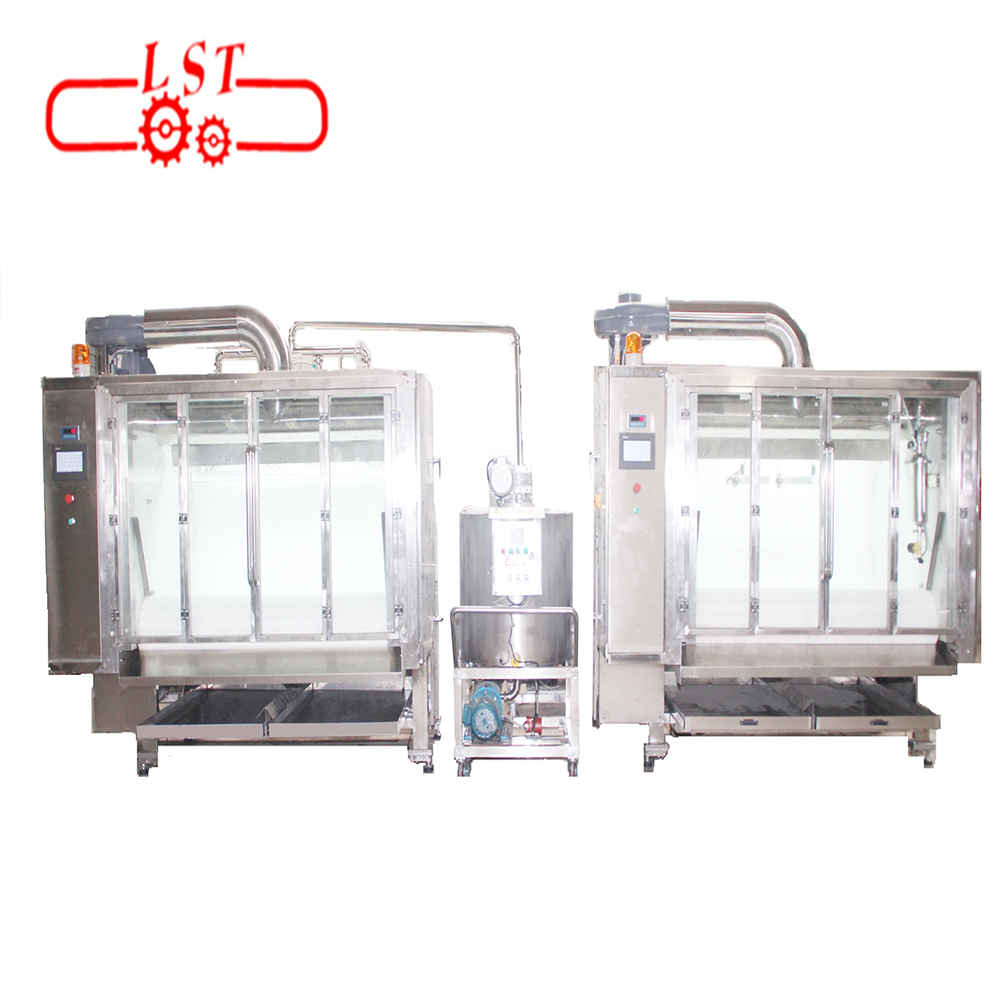 200-400kg per hour auto cashew nuts chocolate coating machine