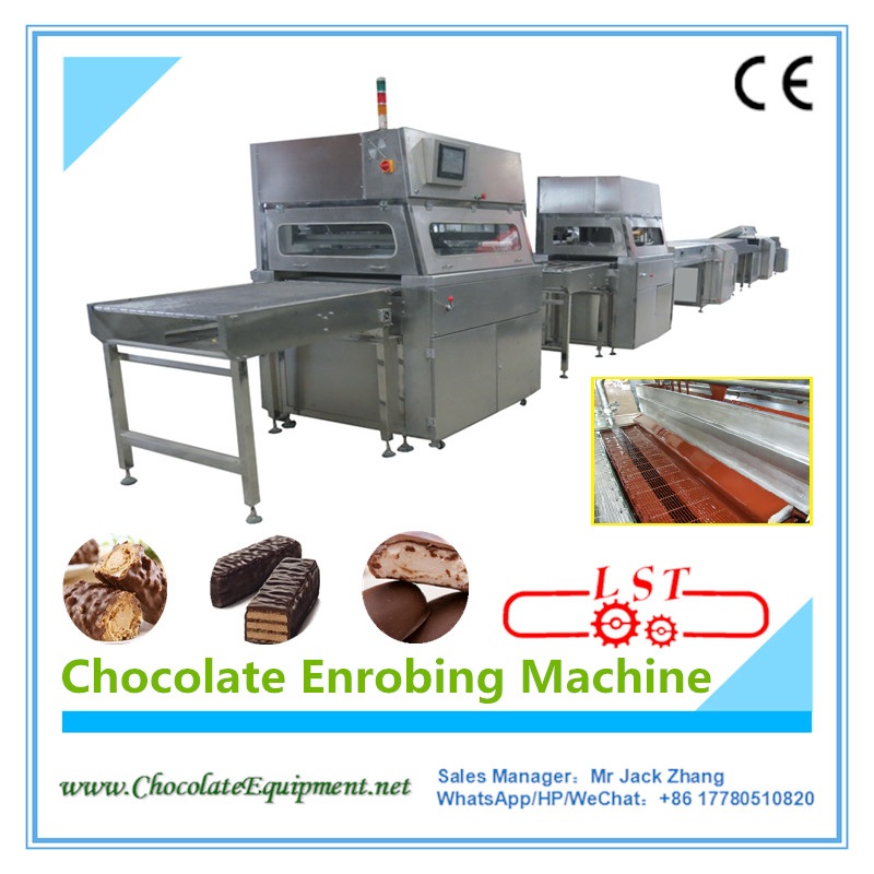 AAA Hot sale Chocolate Enrobing Machine with Cooling Tunnel Chocolate enrober Chocolate Coating Machine