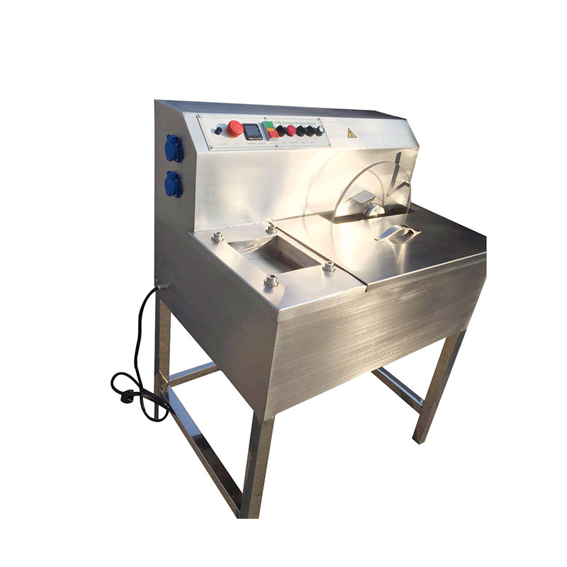 Small  Automatic Wafer Enrobing Line Machine Chocolate Tempering And Enrobing Machine