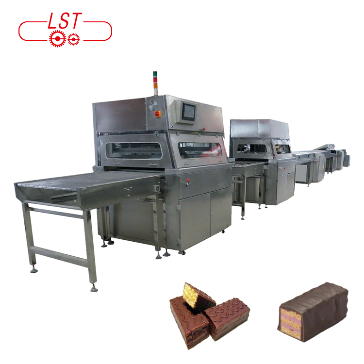 Factory Price Chocolate Enrober For Sale Food Processing Machinery Automatic Packing Machine Peanut Coating Machine