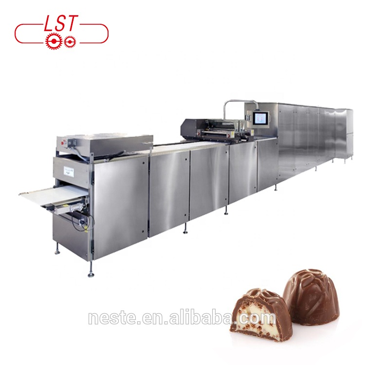 Full automatic chocolate making machine wafer biscuit production line for food factory