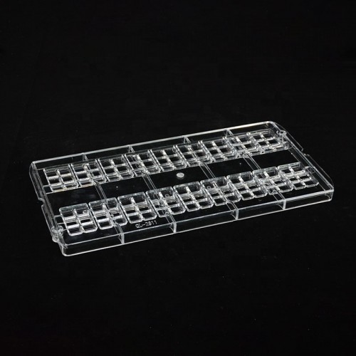 ʻO ka palapala hōʻoia FDA High Quality ʻO ka Mold Chocolate Mold Polycarbonate Chocoalte Molds