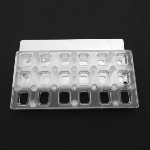 Benotzerdefinéiert Schockela Mould Chocolate Bar Moulds 3D Polycarbonate huel Schockela Mould