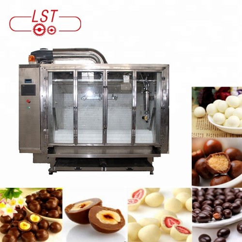 Çin fındık çikolata yayılmış kaplama makinesi üretim hattı kemer kaplama makinesi üreticisi